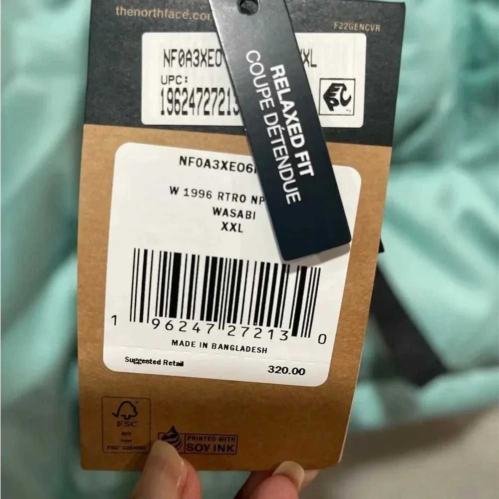 260 The North Face 1996 Nuptse retro Jacket - Picture 6 of 8